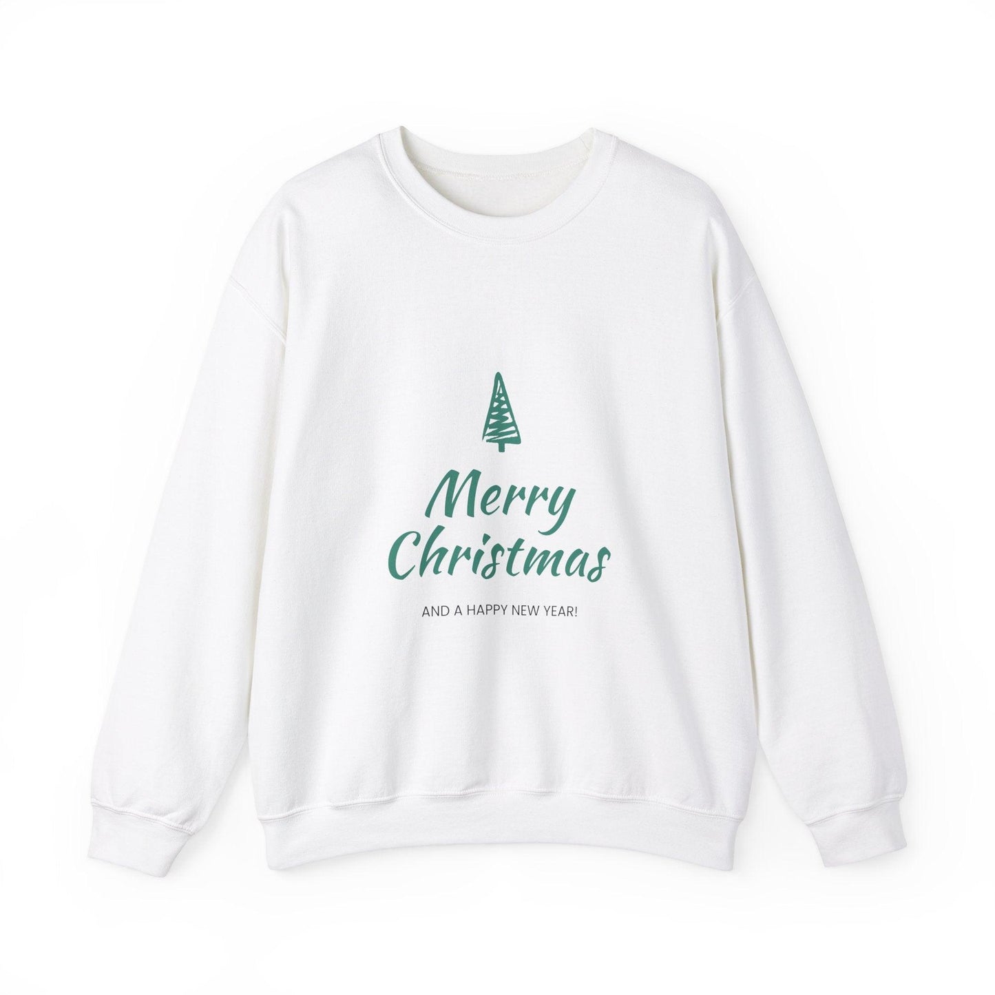 Merry Christmas and a Happy New Year Unisex Heavy Blend™ Crewneck Sweatshirt - Lizard Vigilante