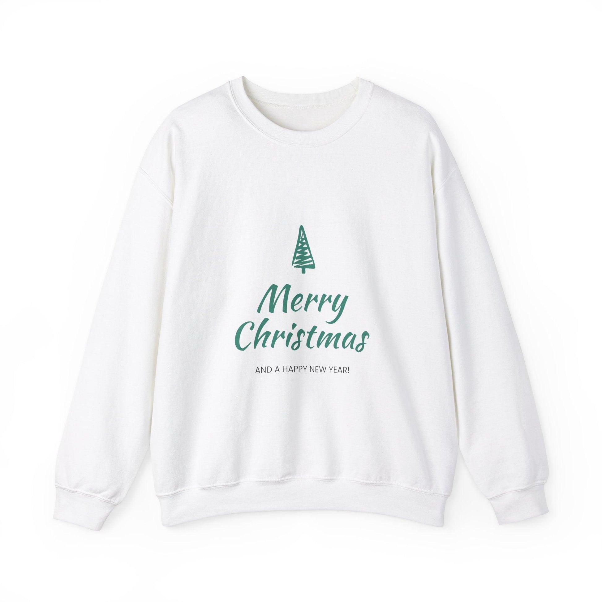 Merry Christmas and a Happy New Year Unisex Heavy Blend™ Crewneck Sweatshirt - Lizard Vigilante