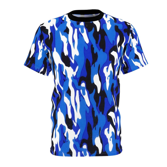 Blue Camo Unisex Tee - Lizard Vigilante