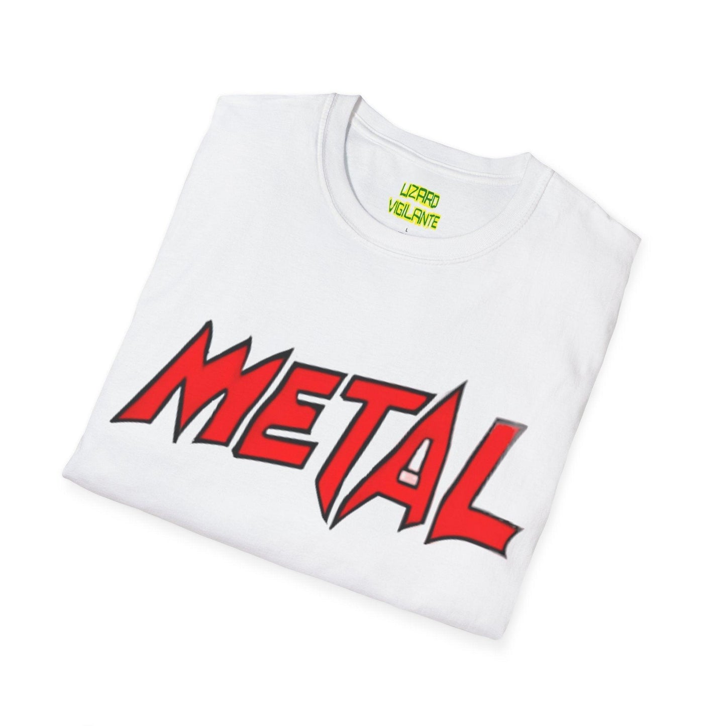 METAL Fontoon Unisex Softstyle T-Shirt - Lizard Vigilante