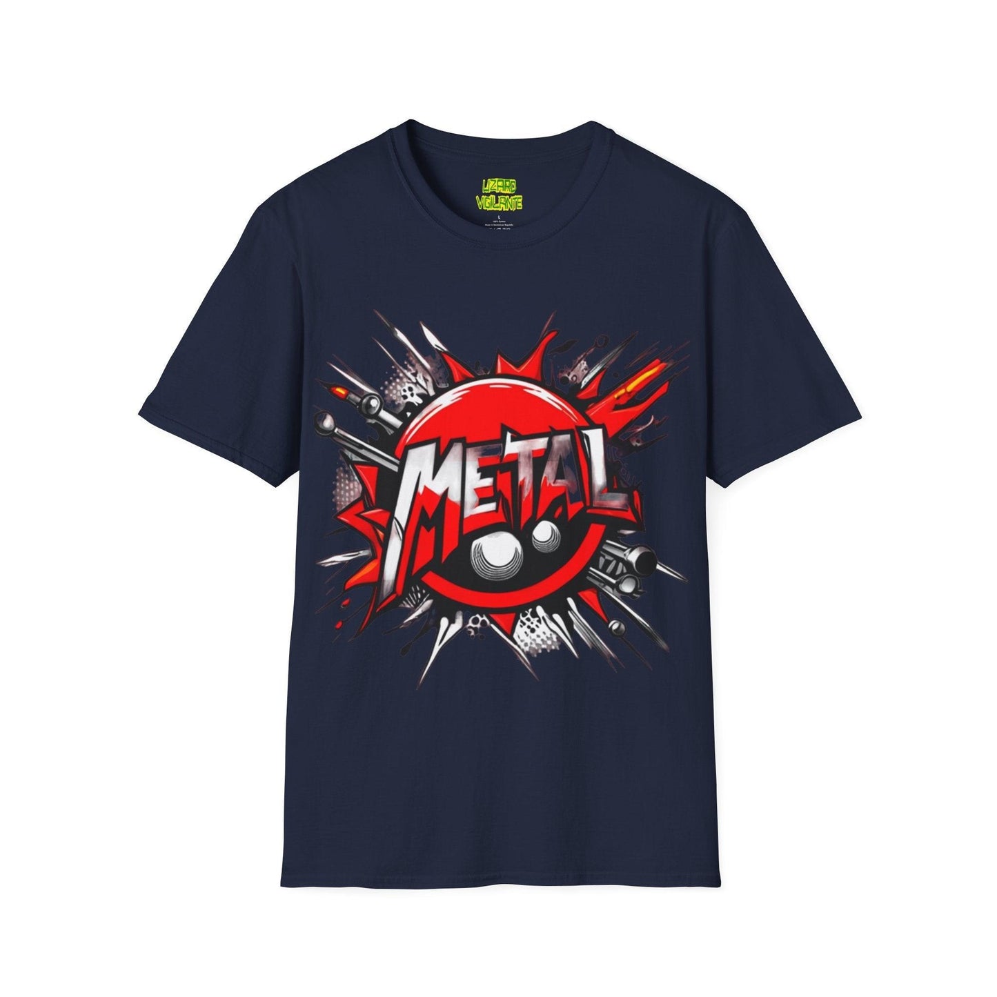 Metal Balls Unisex Softstyle T-Shirt - Lizard Vigilante