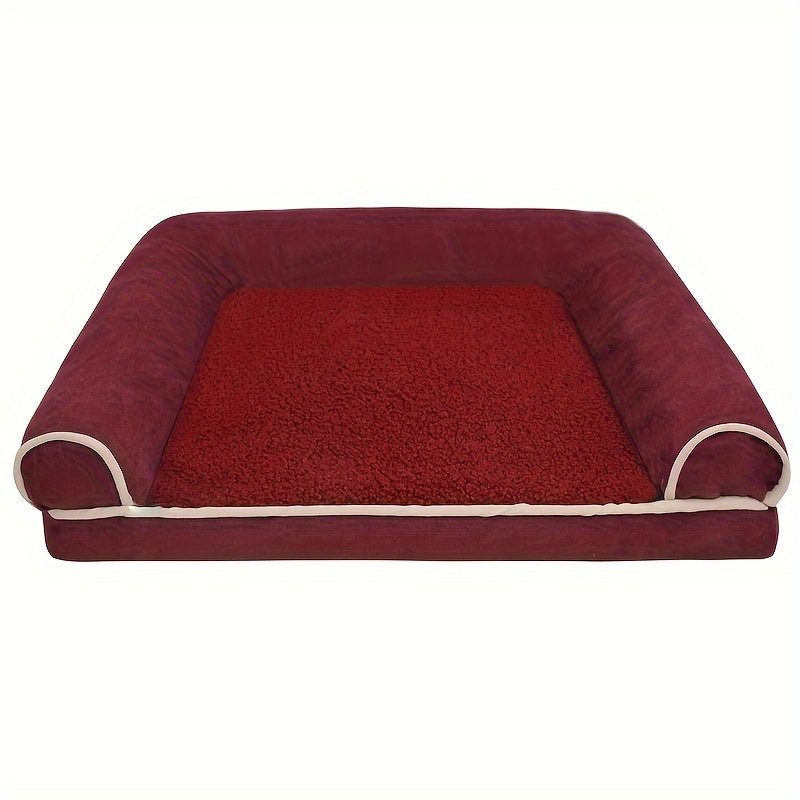 New Dog Sofa Pet Dog Bed Cat Bed Deep Sleep Dog House Square Thickened Warm Dog Mat Small Medium Large Dog House Pet Supplies Breathable Blanket Pet Dog Bed Dog Sofa Dog Bed Dog House Pet Supplies Accessories