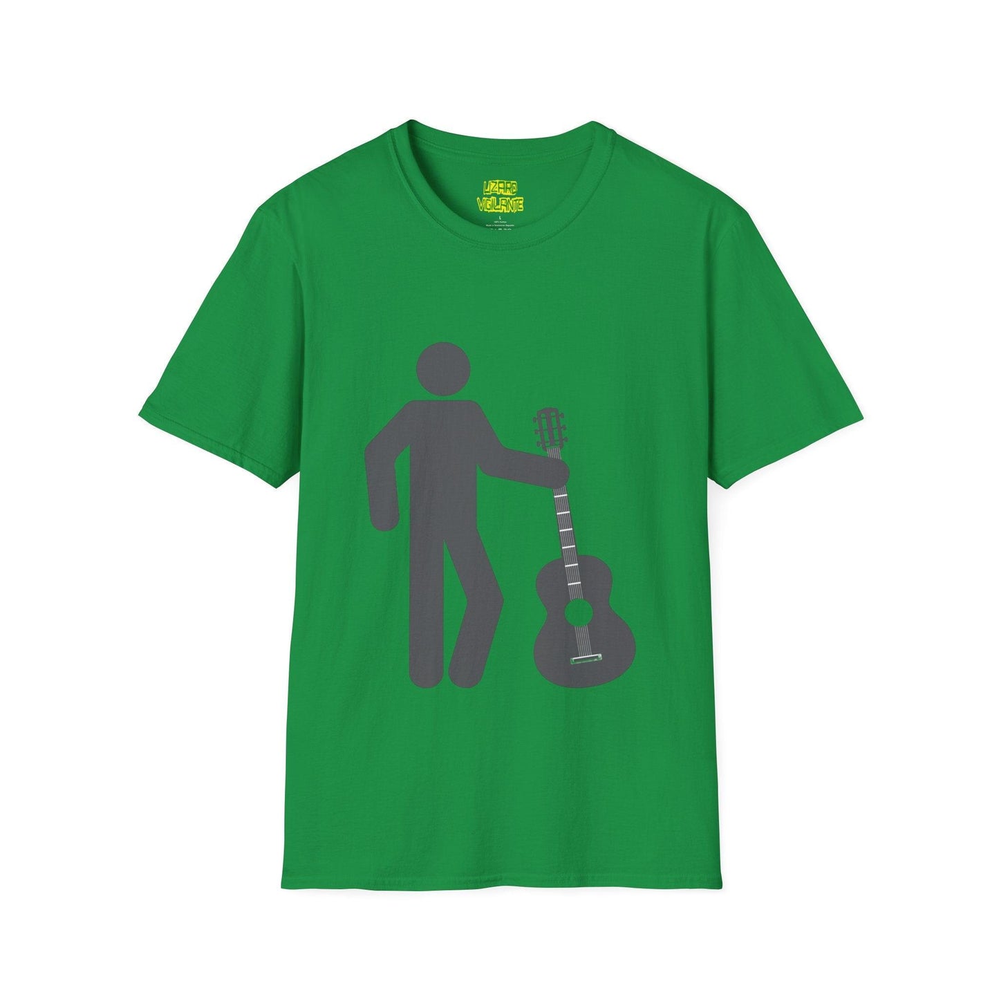 GuitarMan Unisex Softstyle T-Shirt - Lizard Vigilante