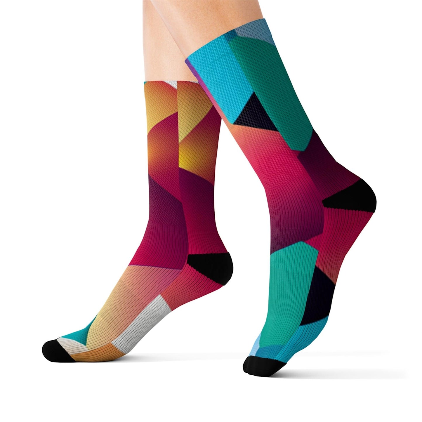 MultyColor Sublimation Socks - Lizard Vigilante