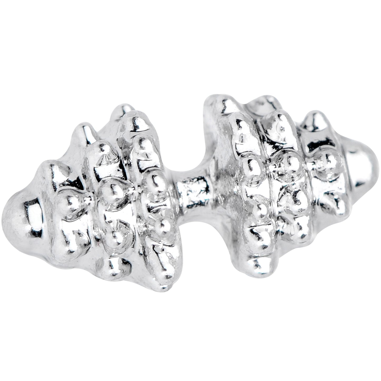 16G 1/4 Clear Gem Weightlifting Barbell Cartilage Tragus Earring