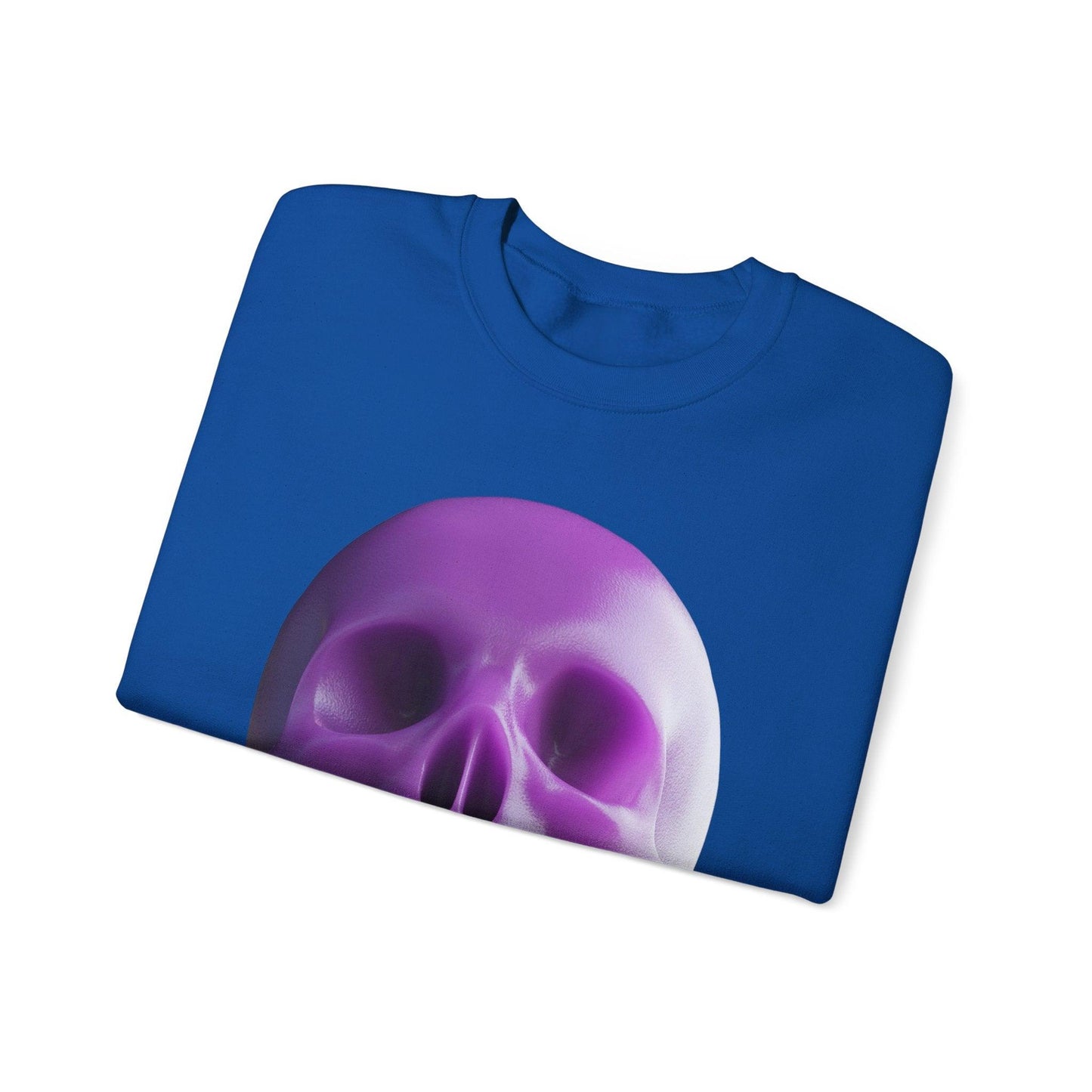 The Purple Skull of Glory Unisex Heavy Blend™ Crewneck Sweatshirt - Lizard Vigilante