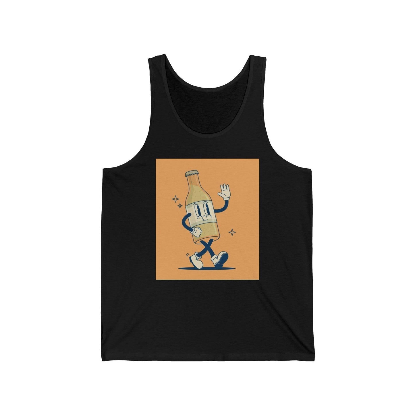 Beer Bottle Unisex Jersey Tank - Lizard Vigilante