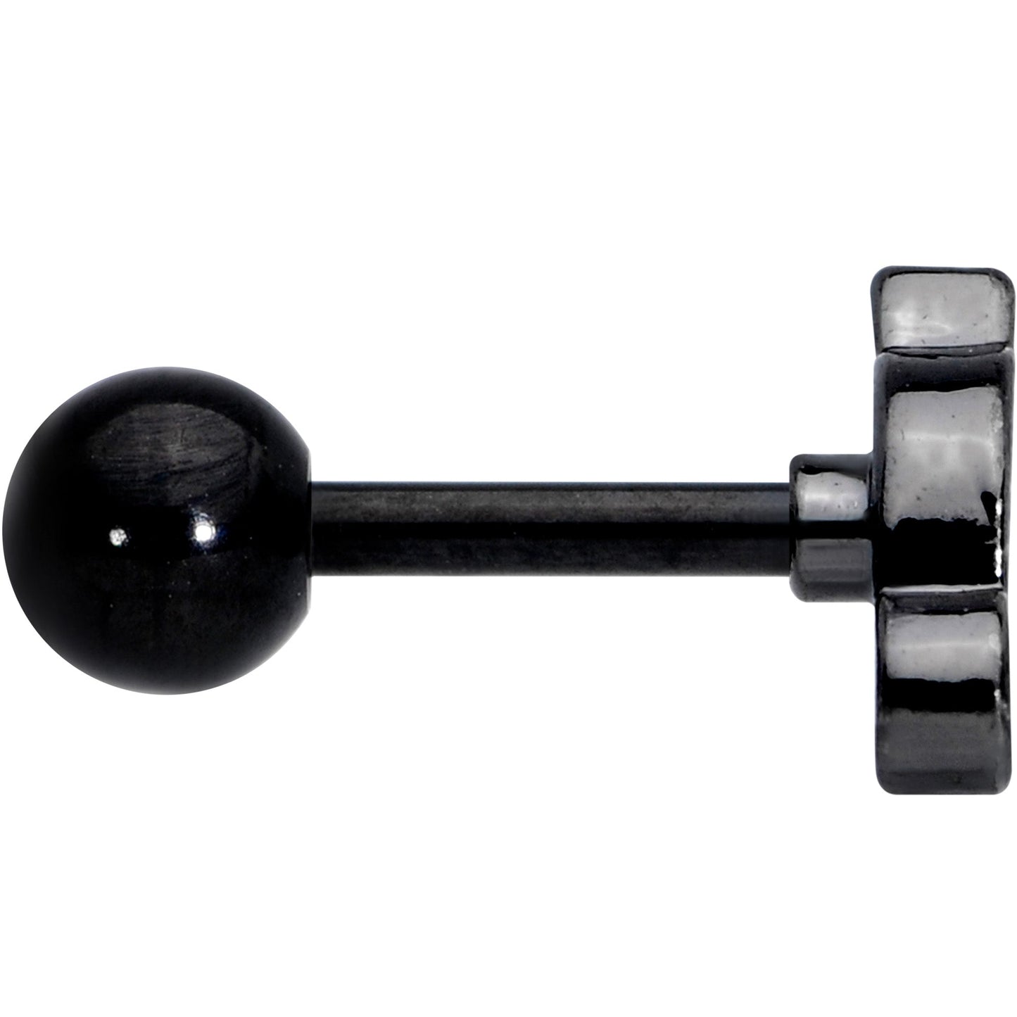 16G 1/4 Black Mouse Cartilage Tragus Earring