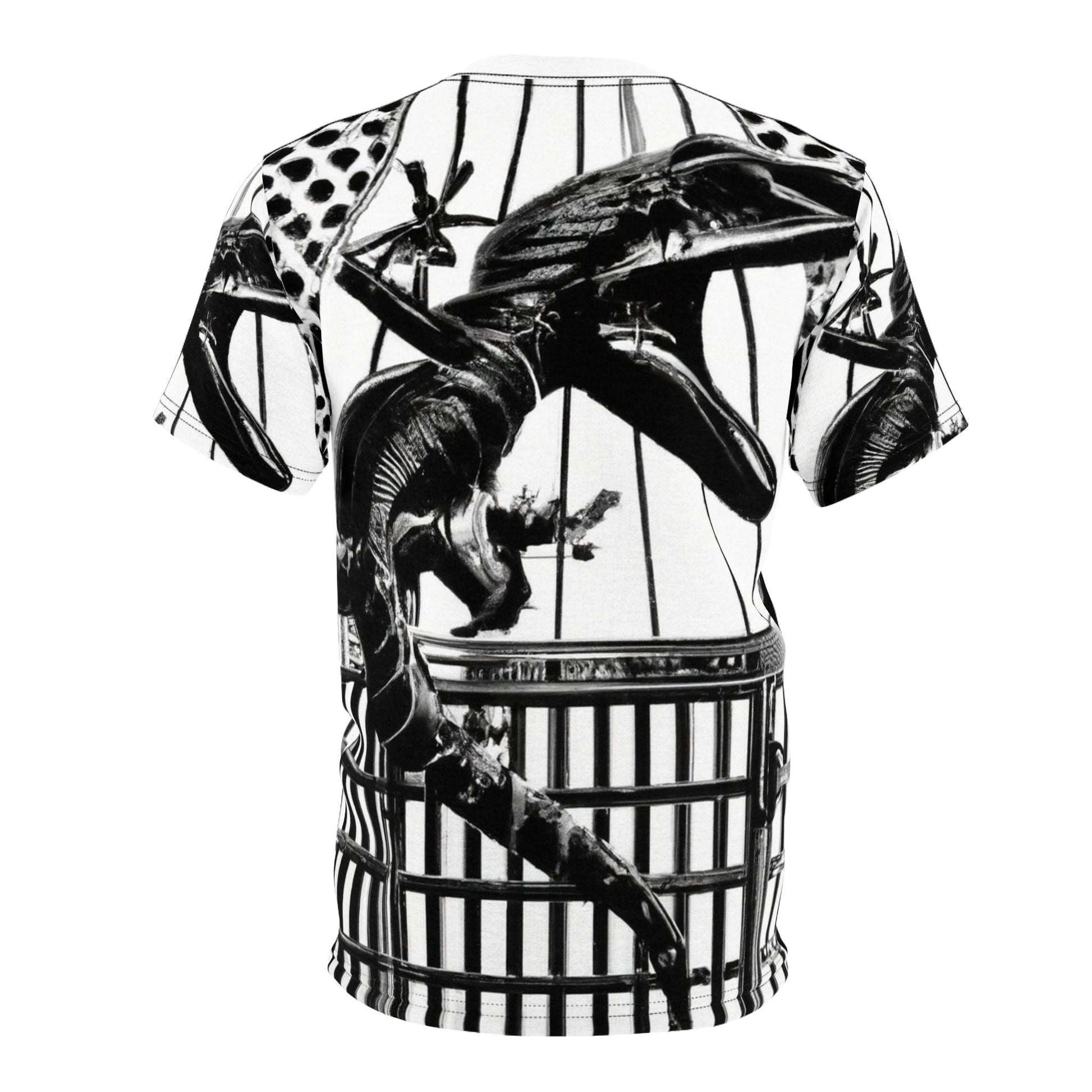 Dino Escapee Unisex Cut & Sew Tee - Lizard Vigilante