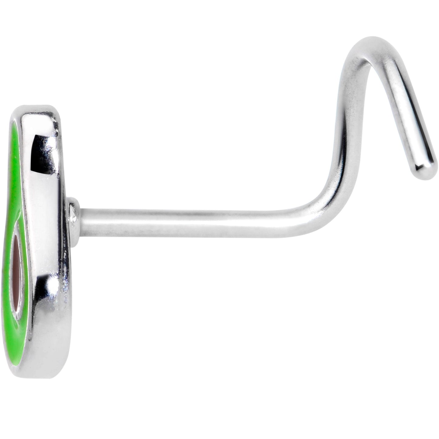 20G 1/4 Groovy Avocado Nose Screw