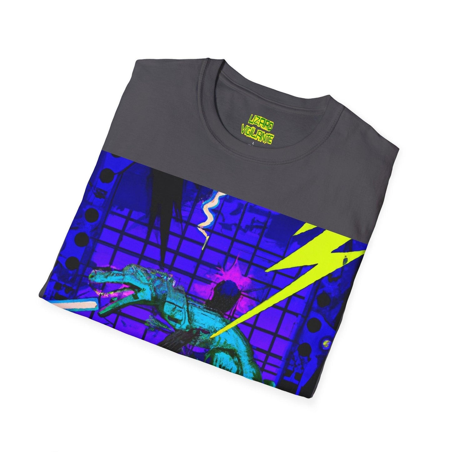 Lizard Vigilante Lives Unisex Softstyle T-Shirt - Lizard Vigilante