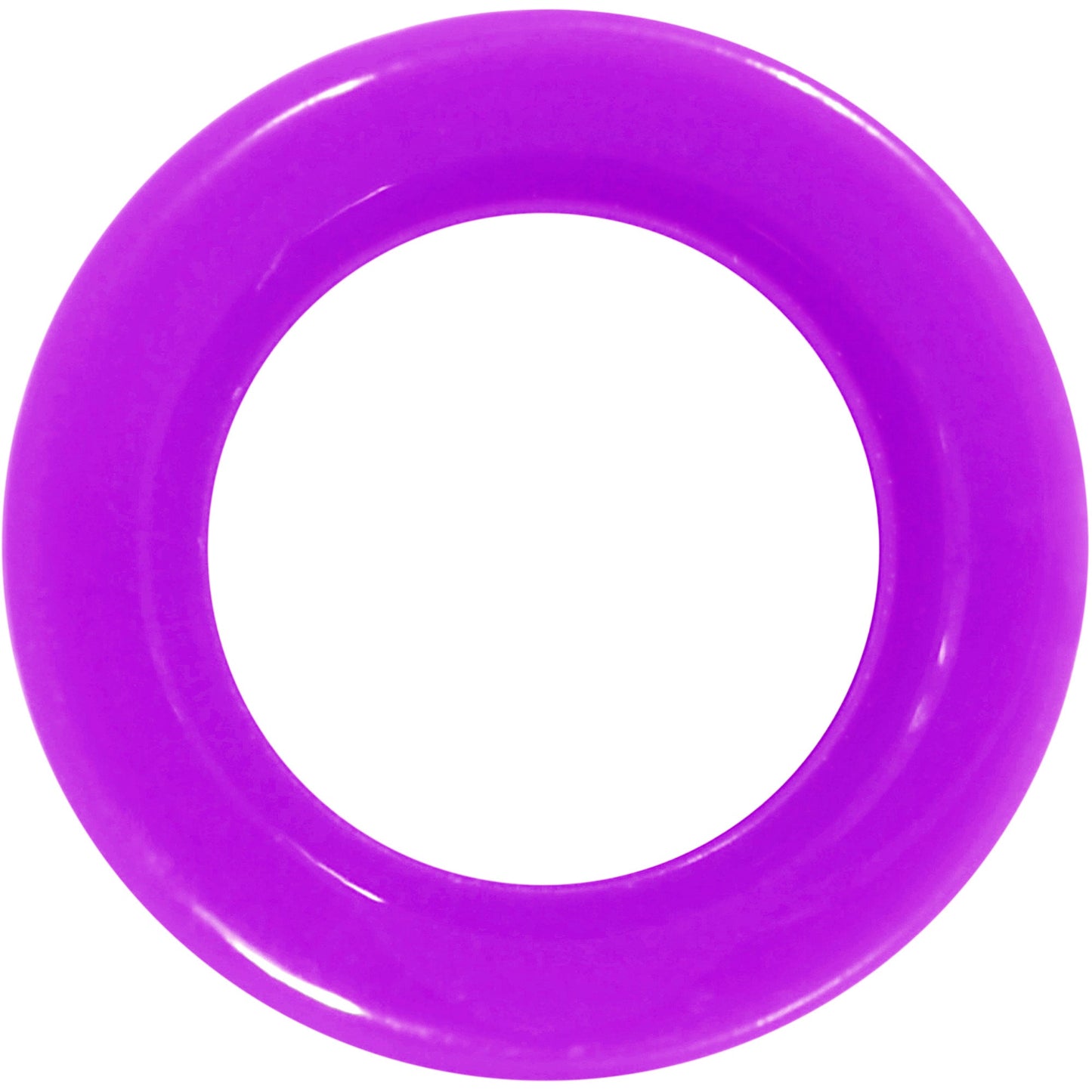 Purple Acrylic UV Saddle Tunnel Plug Set 12mm to 26mm