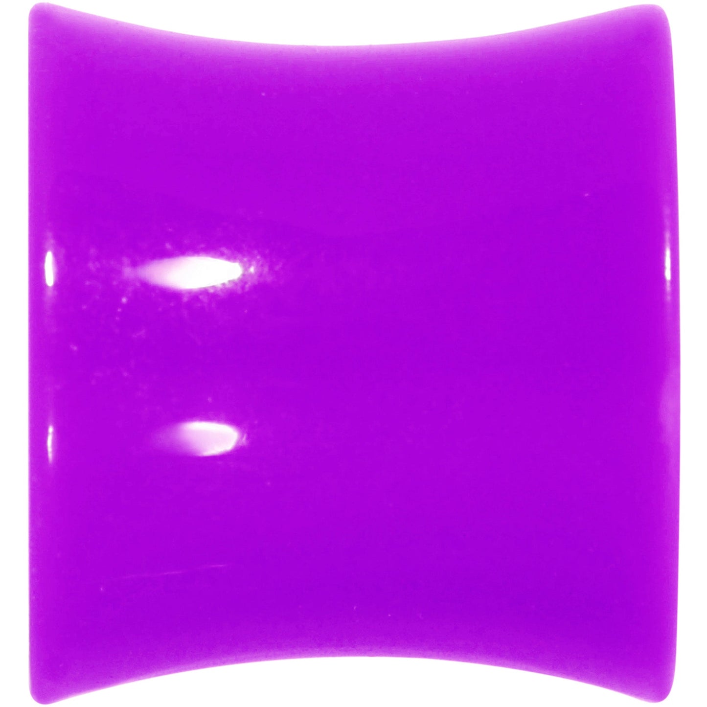 Purple Acrylic UV Saddle Tunnel Plug Set 12mm to 26mm