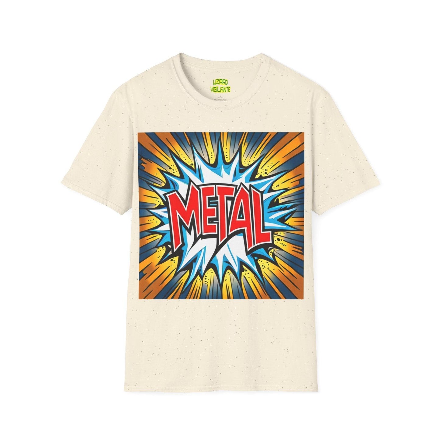 METAL Blasted Unisex Softstyle T-Shirt - Lizard Vigilante