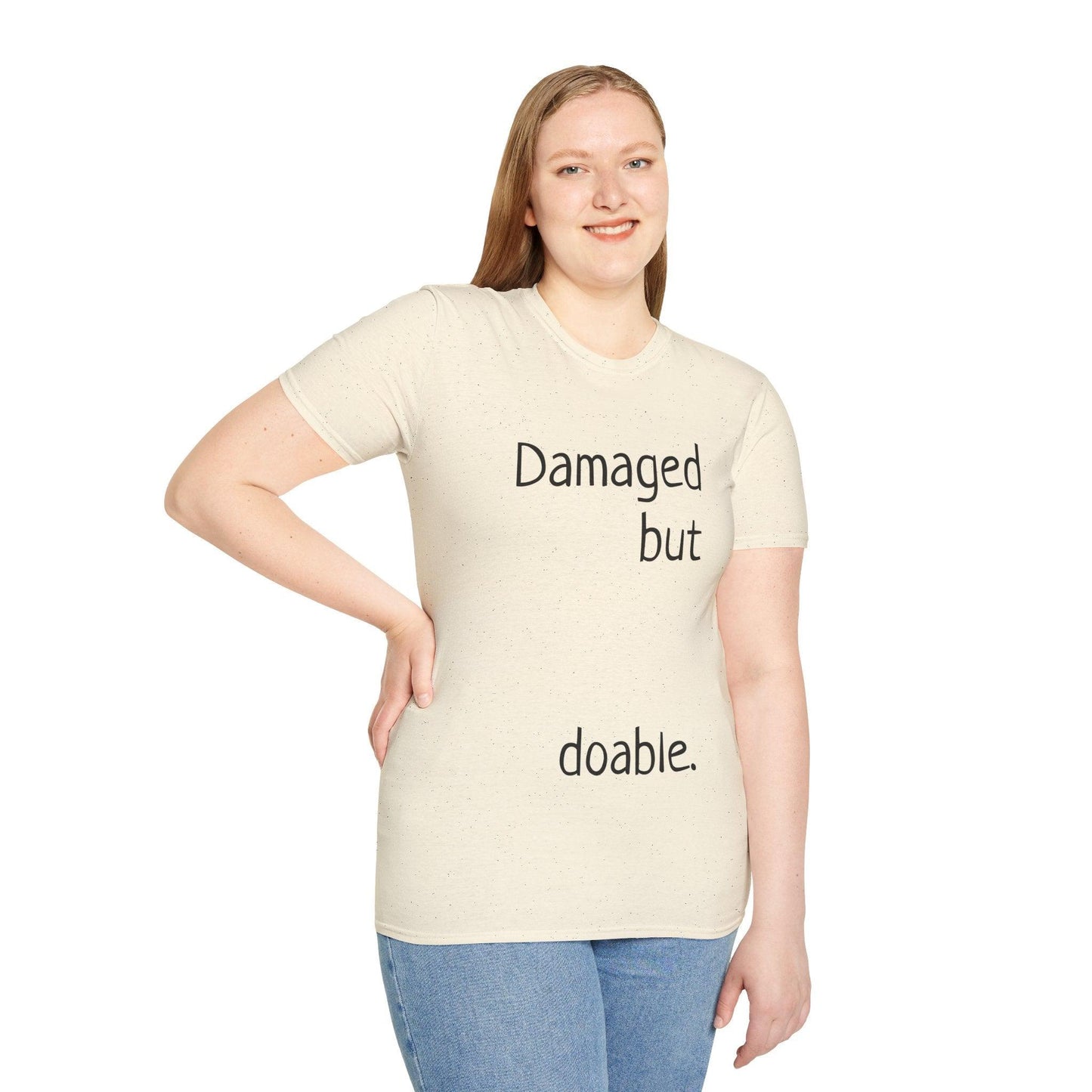 Damaged but doable. Unisex Softstyle T-Shirt - Lizard Vigilante