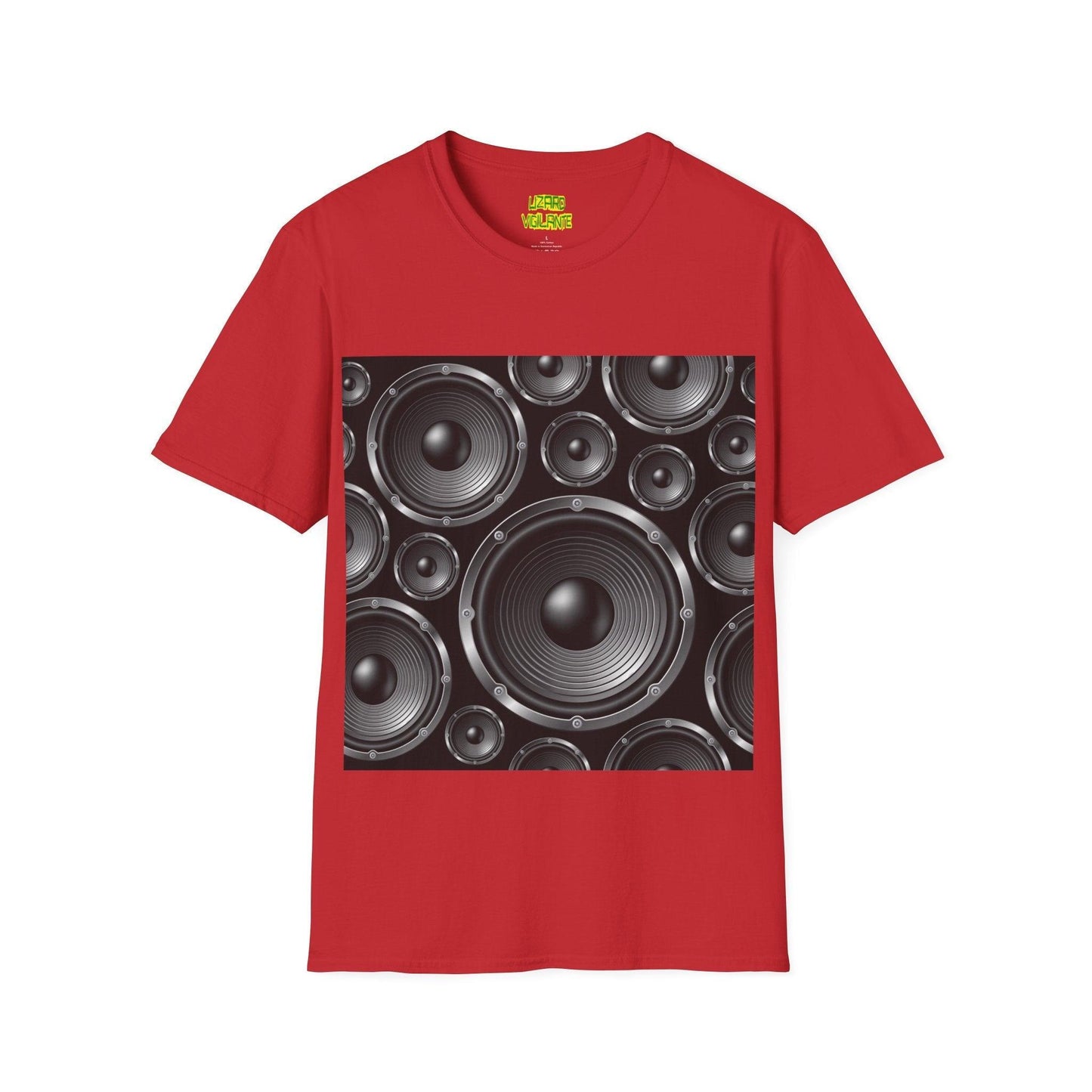 Bluetooth Speakers Unisex Softstyle T-Shirt - Lizard Vigilante