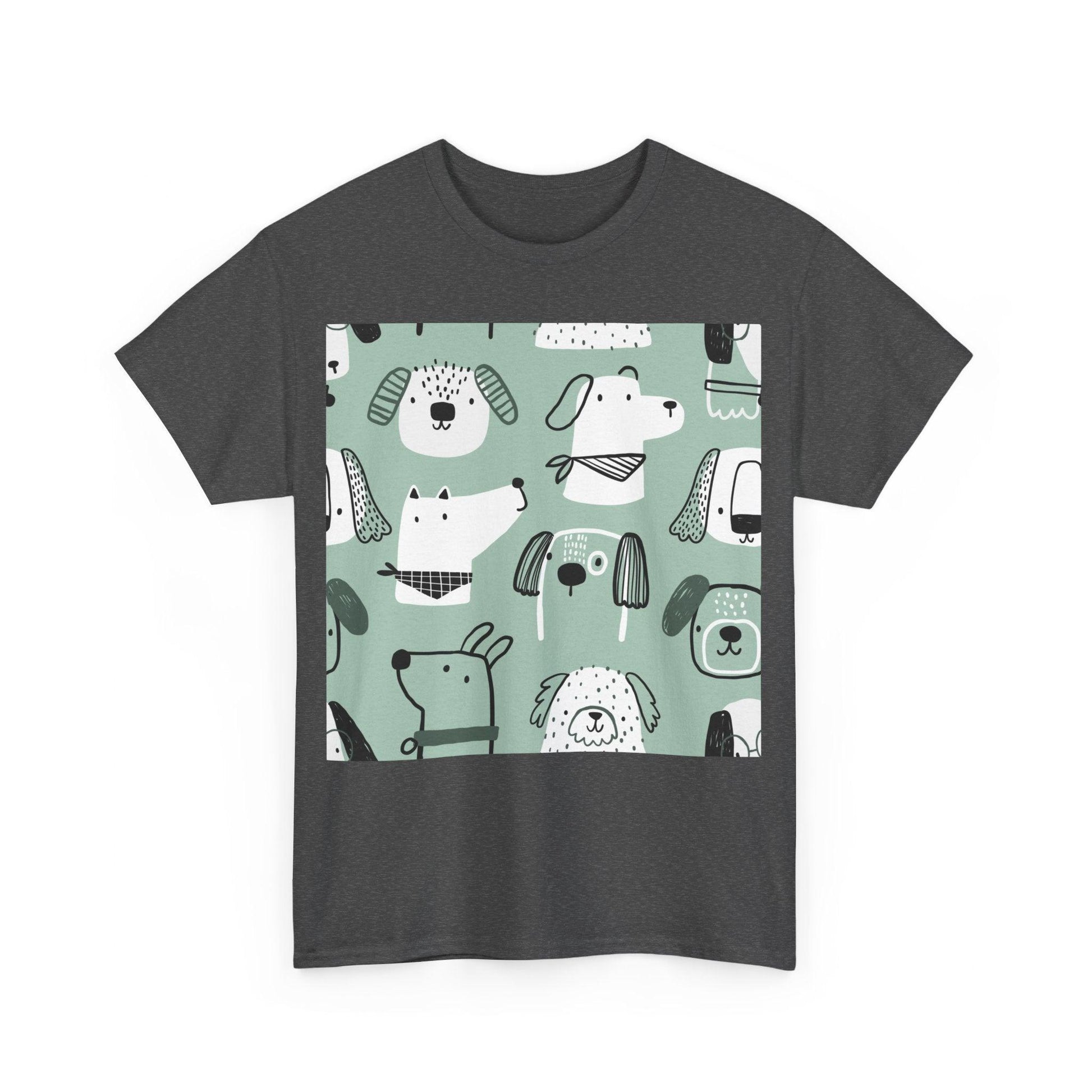 Illustrated Doggers Unisex Heavy Cotton Tee - Premium T-Shirt from Printify - Just $23.99! Shop now at Lizard Vigilante