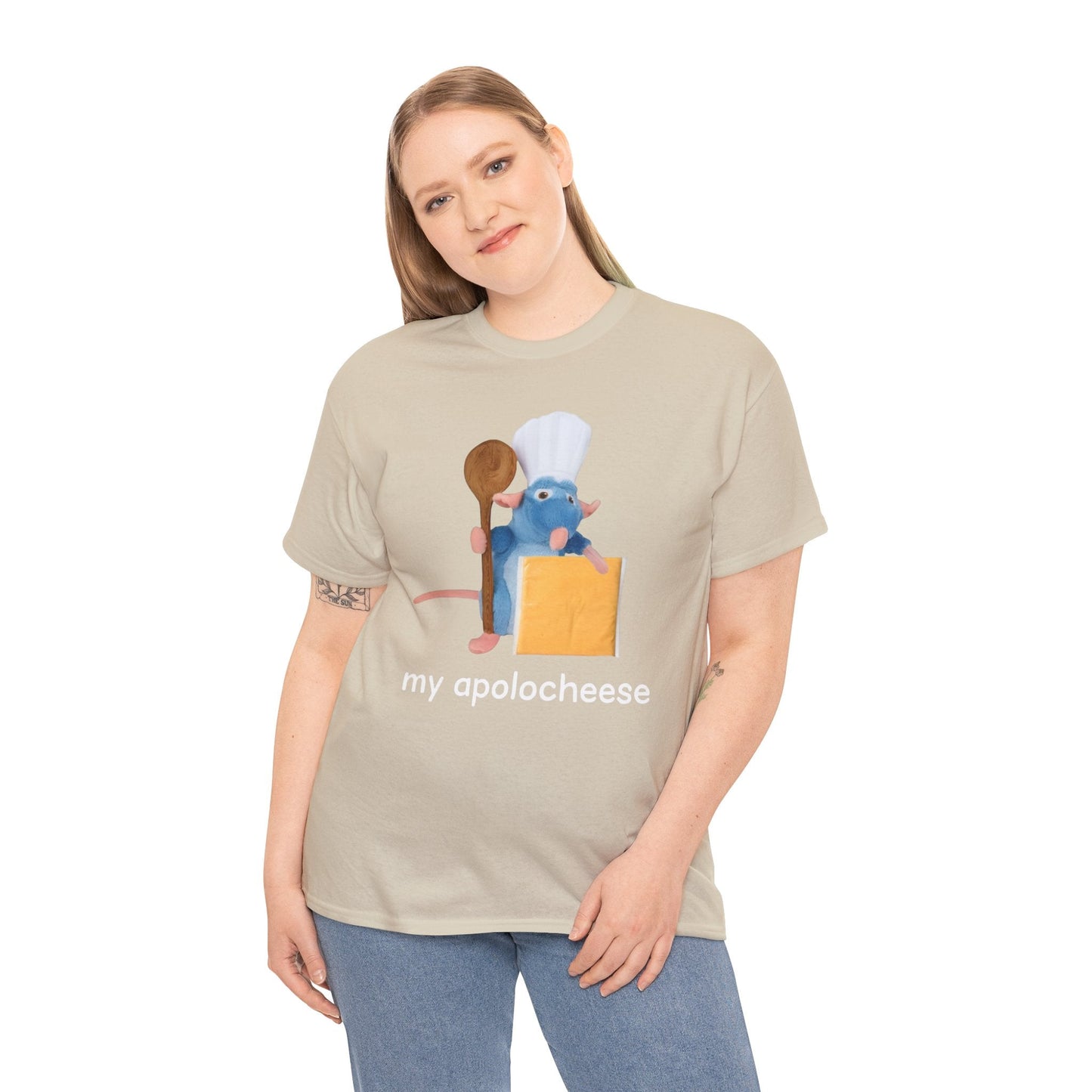 My Apolocheese Rat Plush Cheese Meme Shirt – Funny Ironic Tee for Rat Lovers
