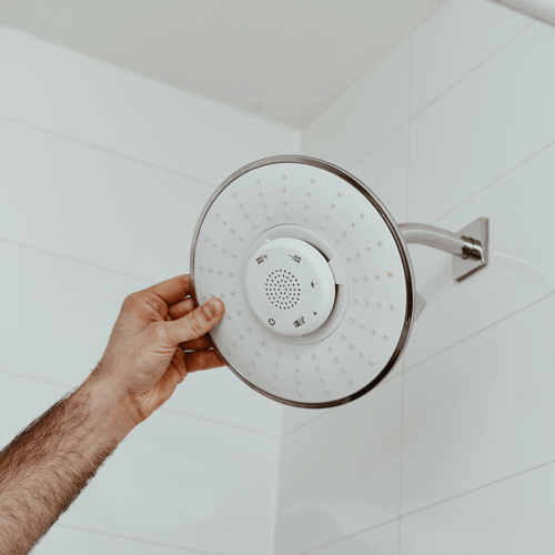 Bluetooth Speaker Shower Head : Technology System