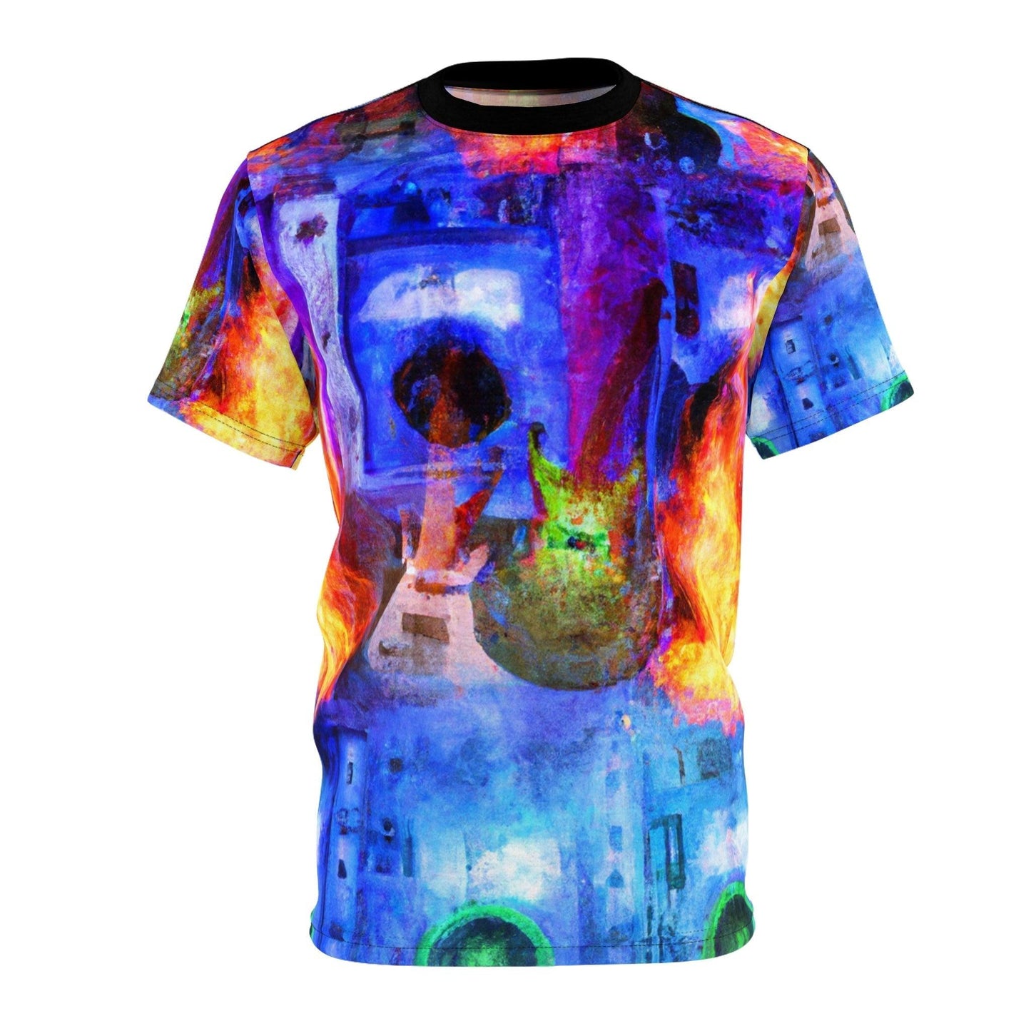 Guitars Amps Aflame Unisex Tee - Lizard Vigilante