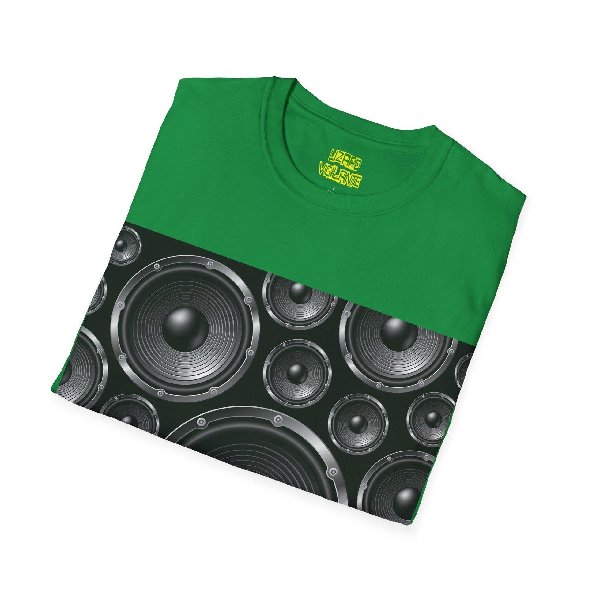 Bluetooth Speakers Unisex Softstyle T-Shirt - Lizard Vigilante