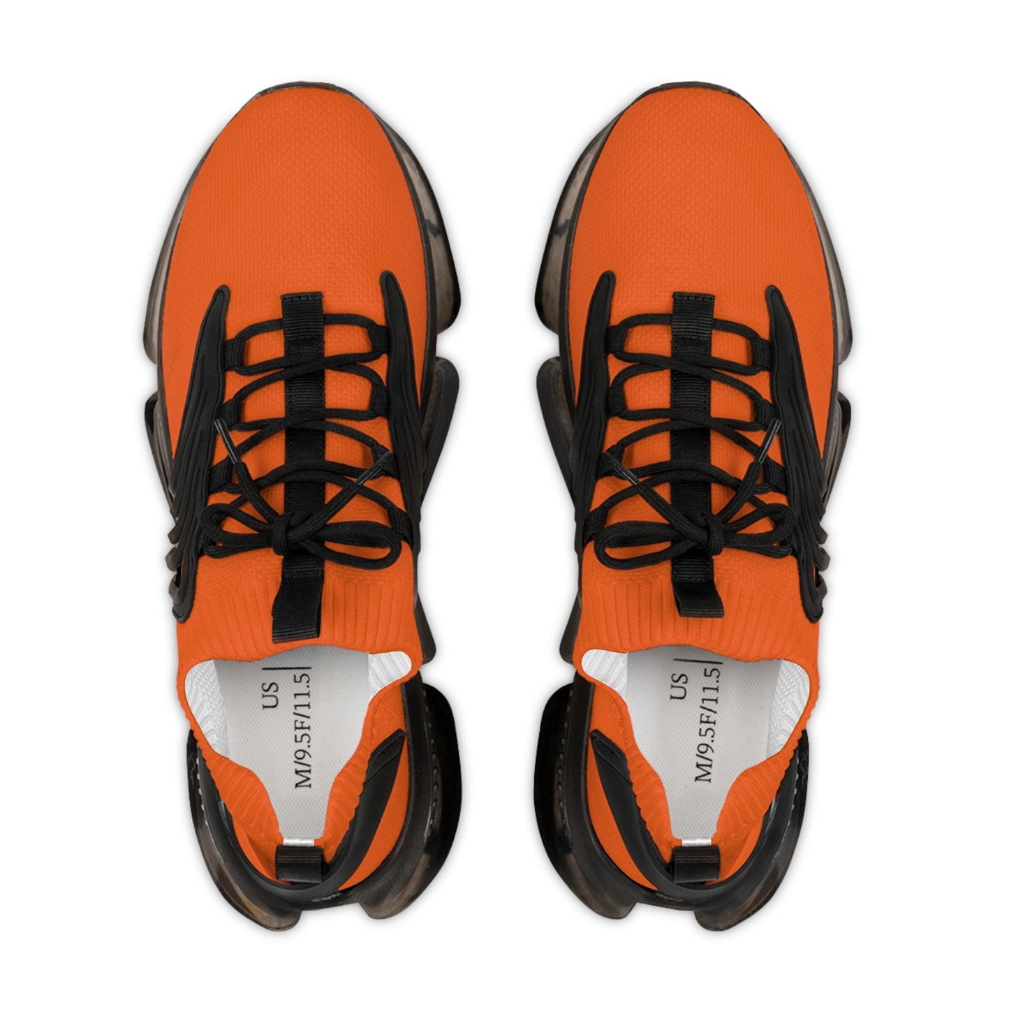 Men's Mesh Sneakers - Orange - Lizard Vigilante