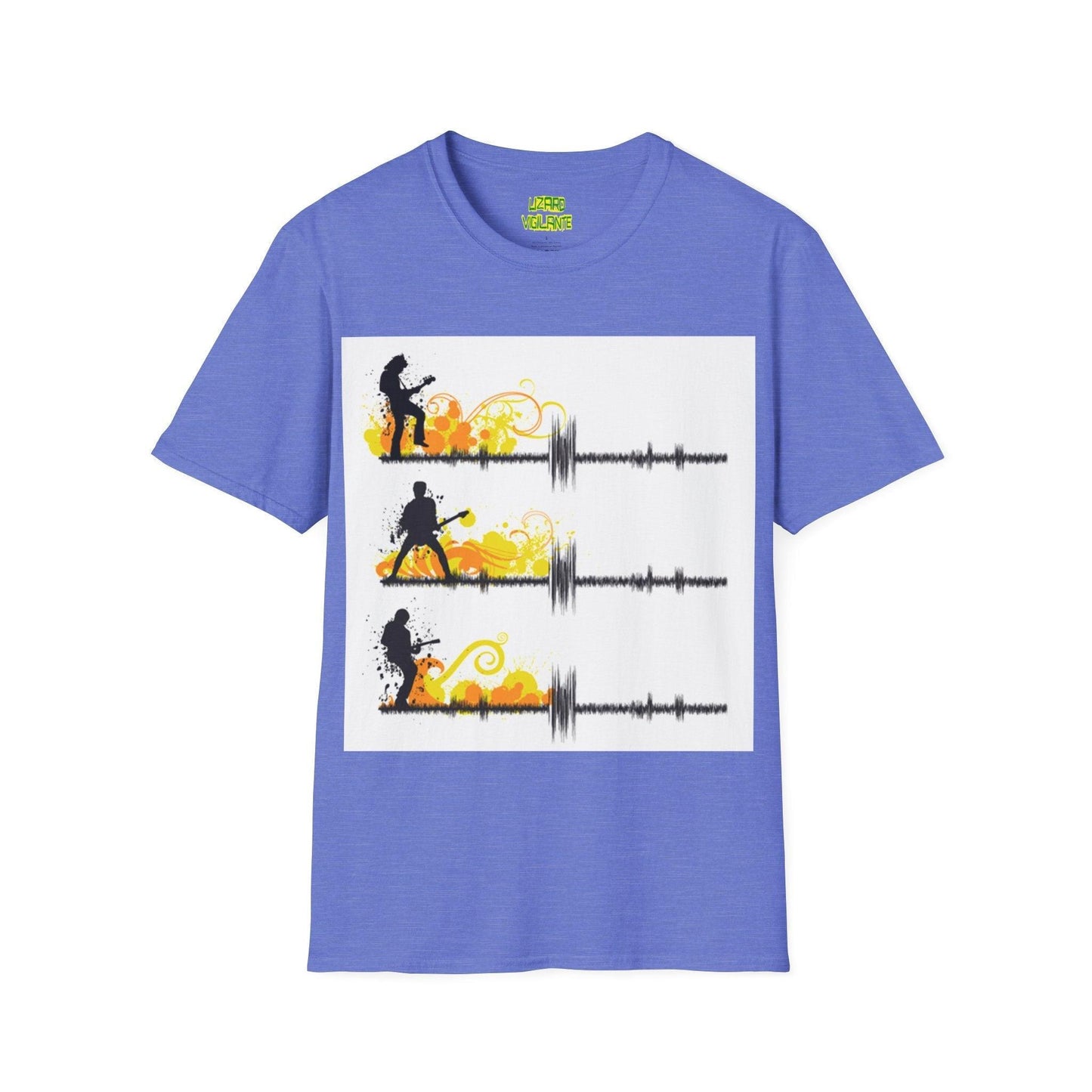 Guitar Wave Unisex Softstyle T-Shirt - Lizard Vigilante