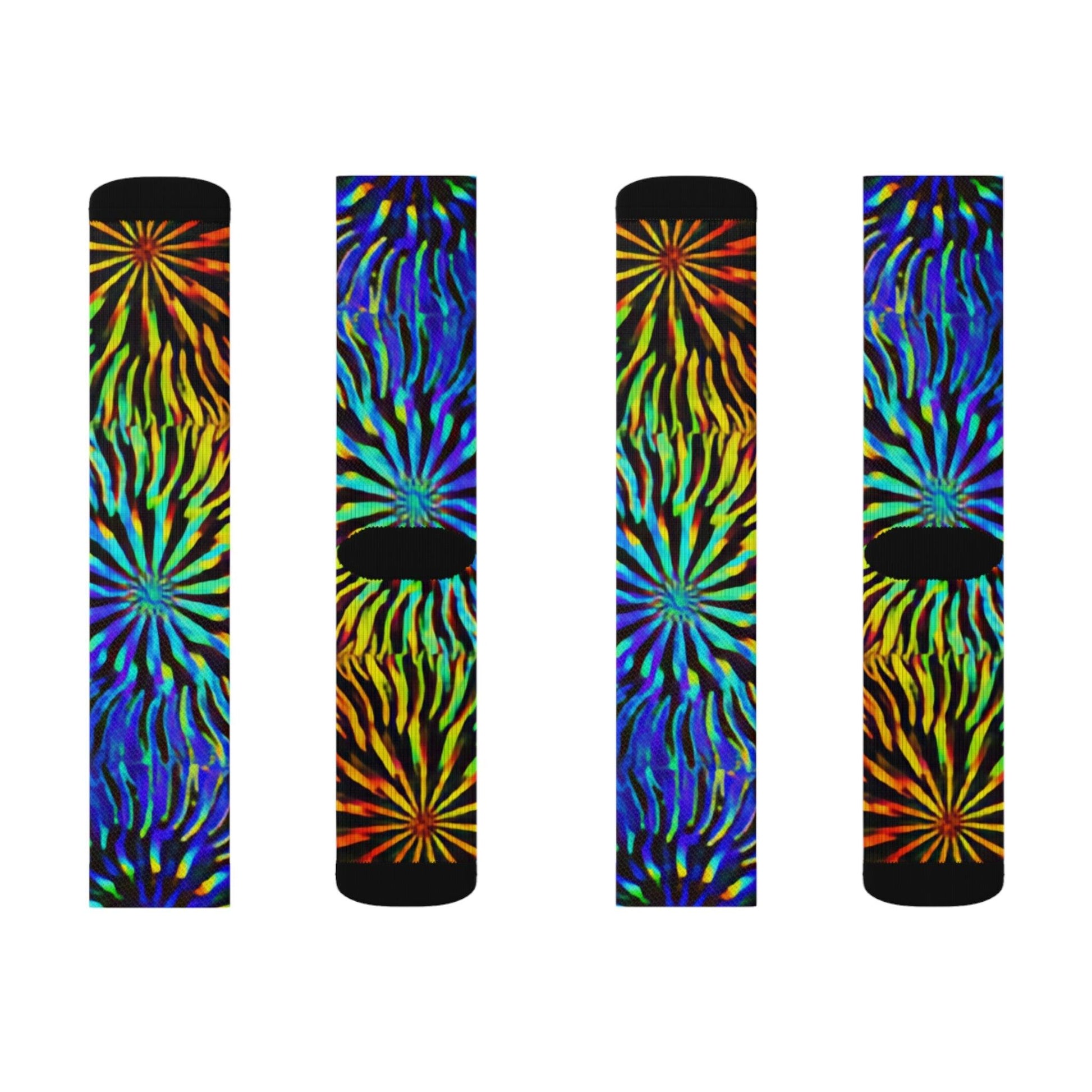 Tie Dyed Sublimation Socks - Lizard Vigilante