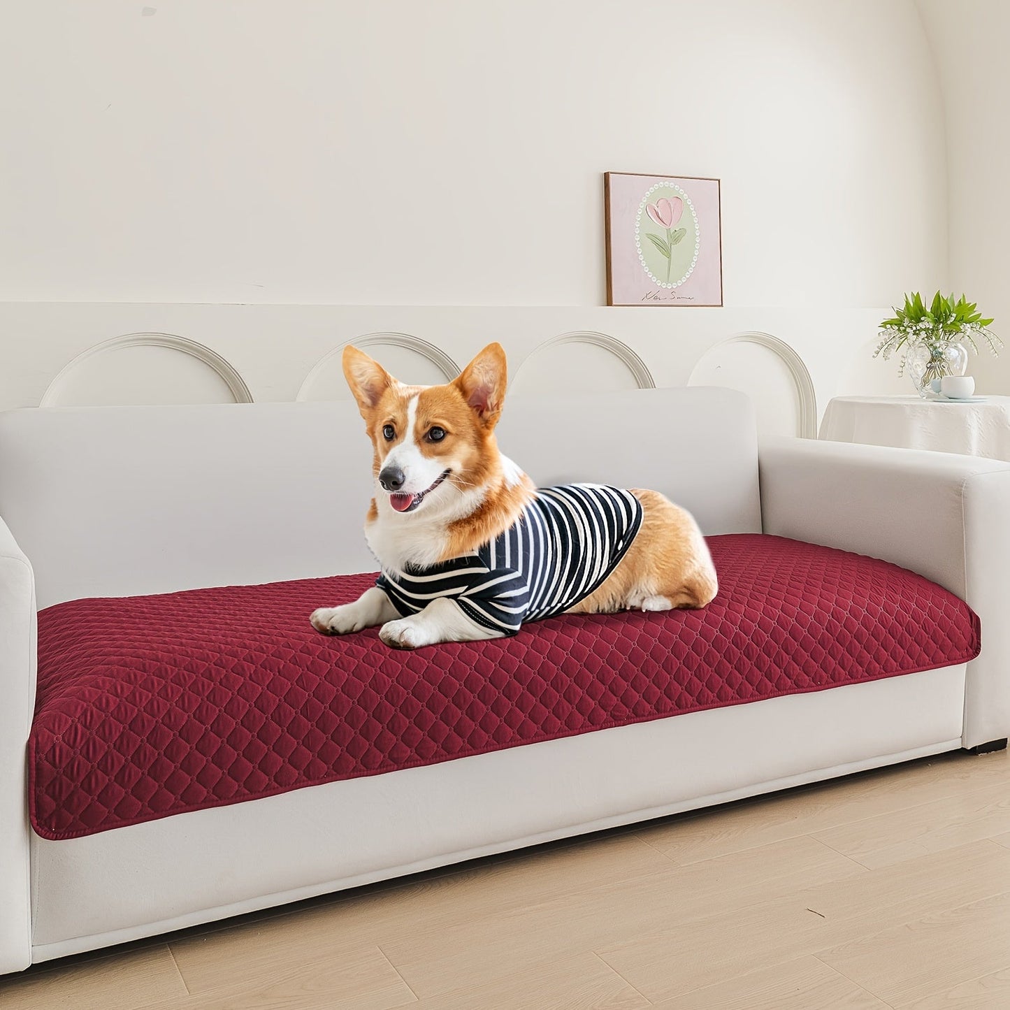 Waterproof non-slip pet mattress, pet blanket, pet furniture mattress, pet sofa waterproof cushion