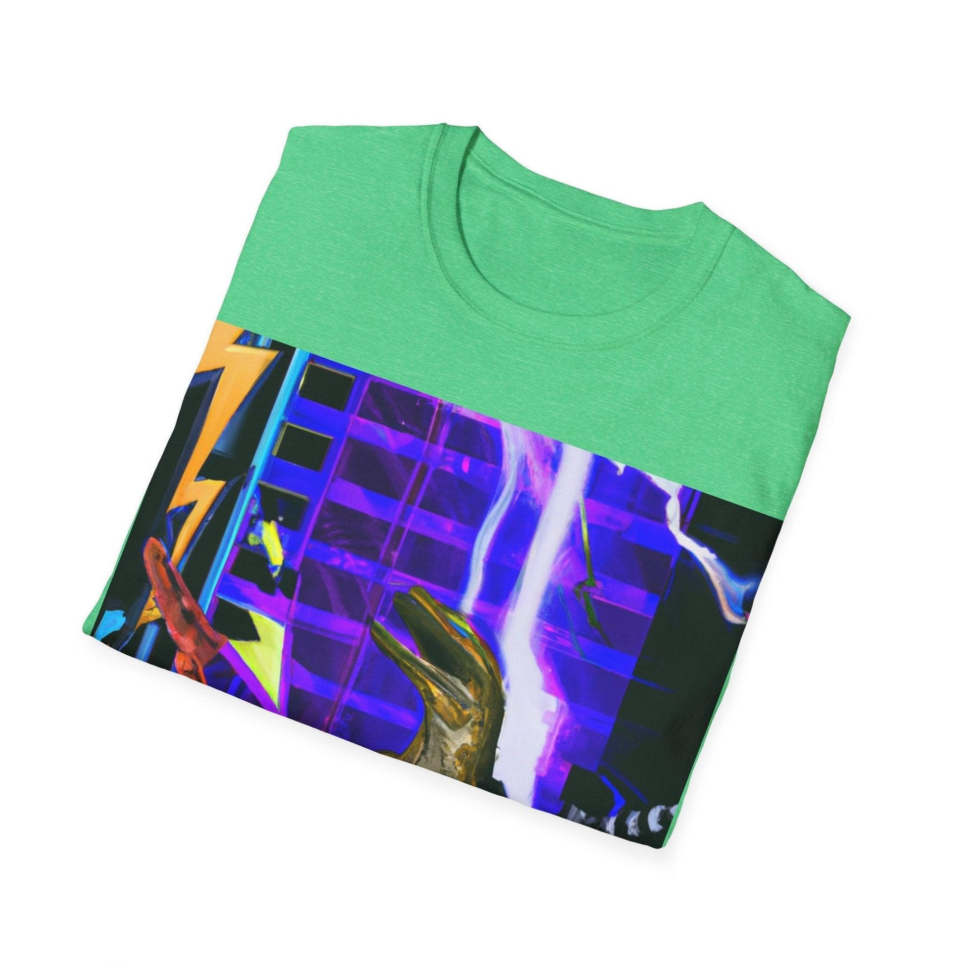 Lizard Zapped Vigilante Unisex Softstyle T-Shirt - Lizard Vigilante