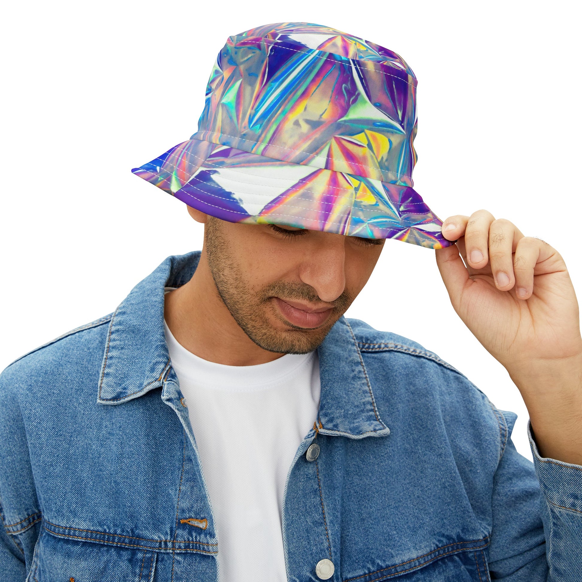 Foiled Bucket Hat (AOP) - Lizard Vigilante