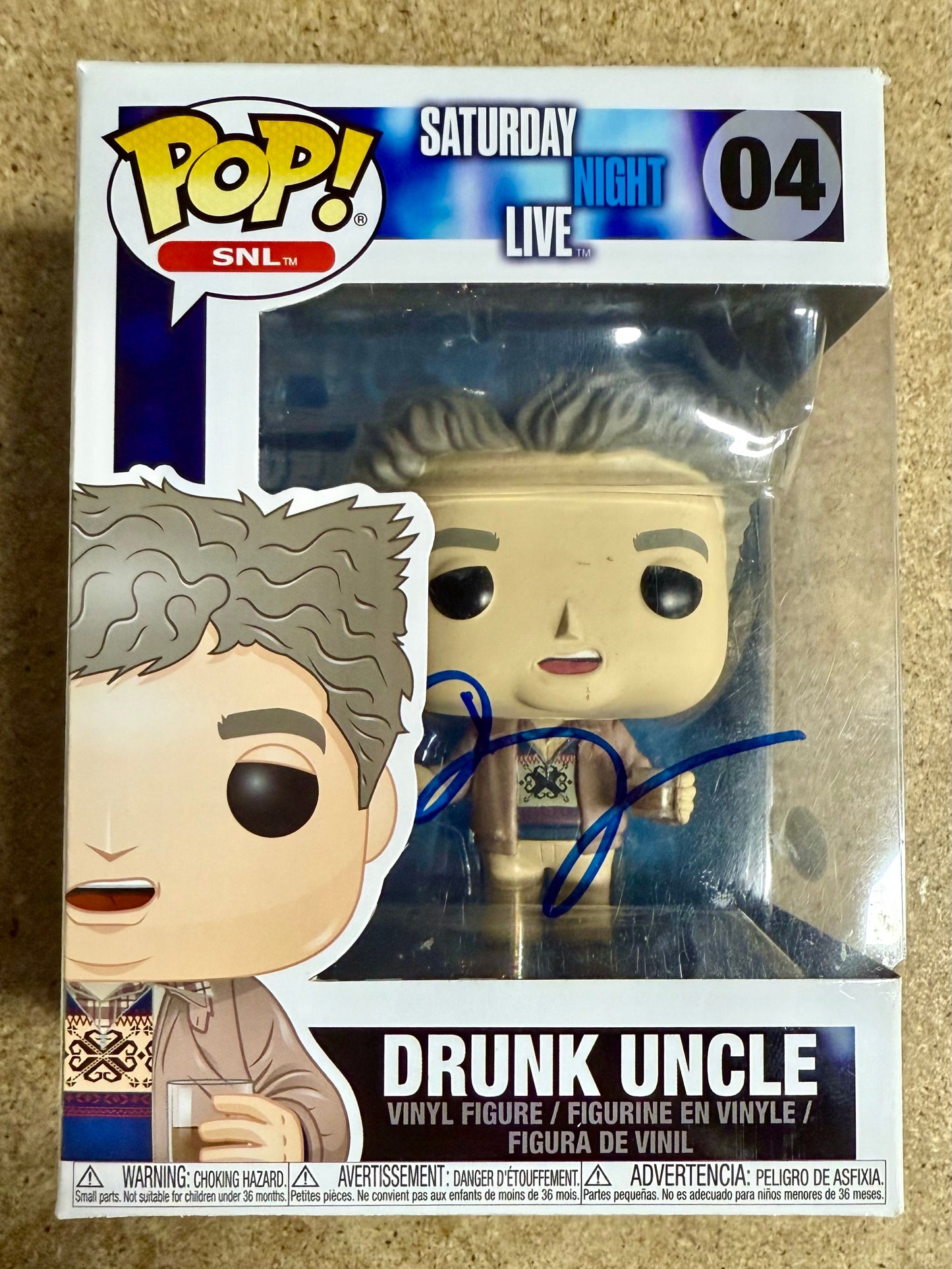 Bobby Moynihan Signed SNL Saturday Night Live Drunk Uncle Funko Pop! #04 JSA COA