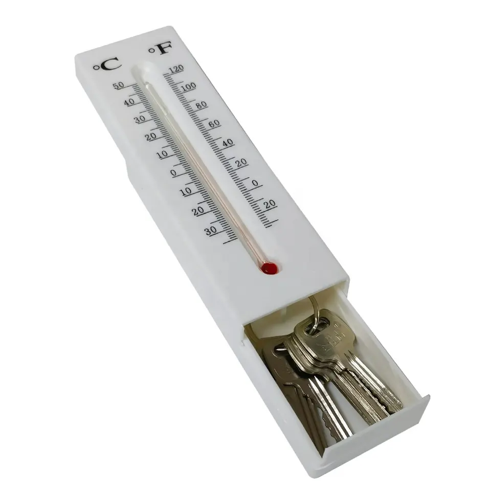 Real Working Thermometer Diversion Safe - Small Hidden Safe To Stash Keys Or Money In Plain Sight