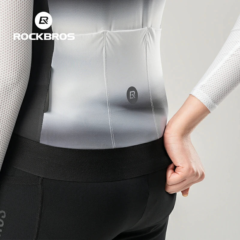ROCKBROS Mondi Lightweight Gradient Women's Long Sleeve Cycling Jersey