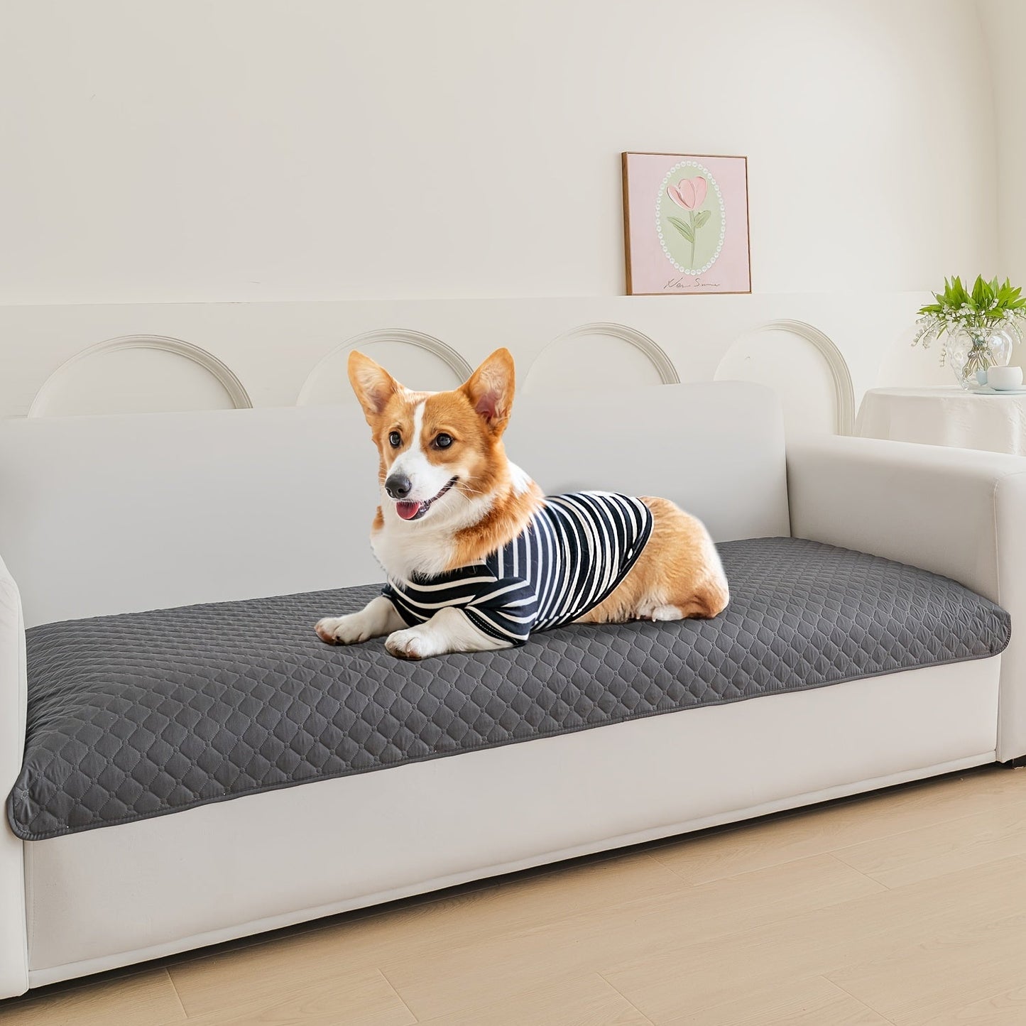 Waterproof non-slip pet mattress, pet blanket, pet furniture mattress, pet sofa waterproof cushion