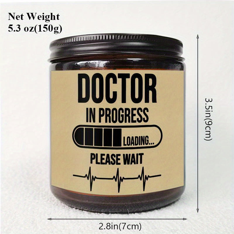 One Lavender Scented Candle, 5.3 Ounces, Made from Soybean Wax. A Great Gift Idea for Doctors, Physicians, And Medical Professionals, Suitable for Both Men And Women, As Well As And . Perfect for Birthdays, Christmas, Thanksg