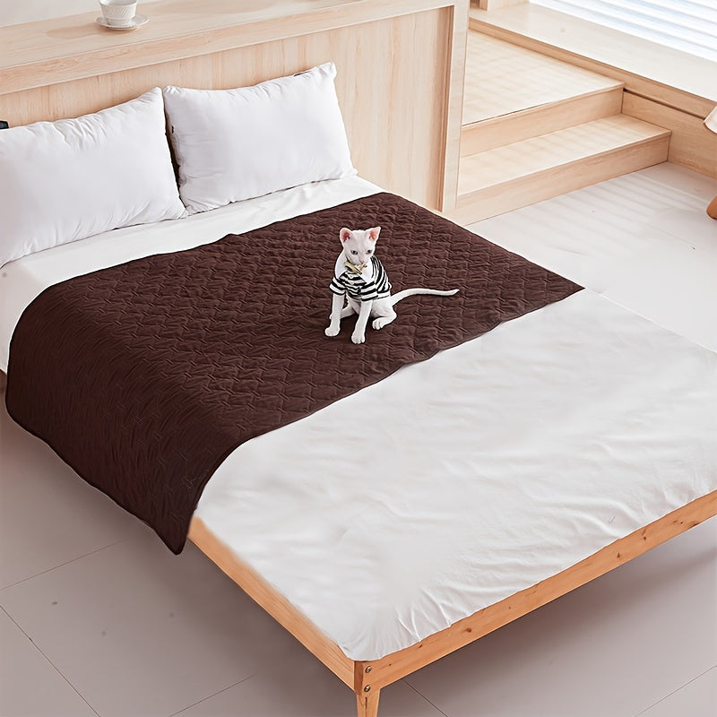 1pc Waterproof Pet Bed Cover, Waterproof Dog Bed Mattress, Urine Proof And Dog And Cat Sleeping Blanket Sofa Pad, Machine Washable