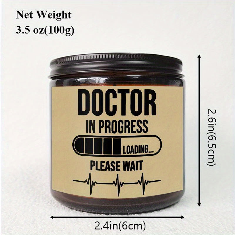 One Lavender Scented Candle, 5.3 Ounces, Made from Soybean Wax. A Great Gift Idea for Doctors, Physicians, And Medical Professionals, Suitable for Both Men And Women, As Well As And . Perfect for Birthdays, Christmas, Thanksg