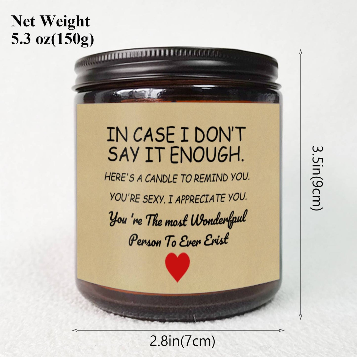 Appreciation Scented Candle - Perfect Gift for Nurses, Teachers, Mentors & More - Ideal for Birthdays, Retirement, Farewell & Christmas