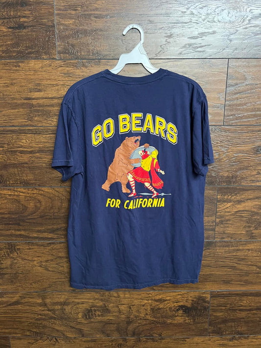 College Football Tee USC vs Cal 2022 T-shirt Helmet Tee -M