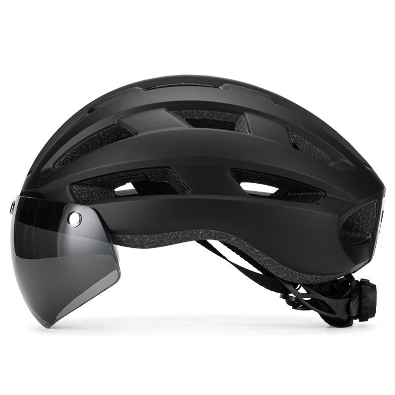 Magnetic Suction Goggles Unisex Mountain Highway Color Changing Cycling Bicycle Helmet