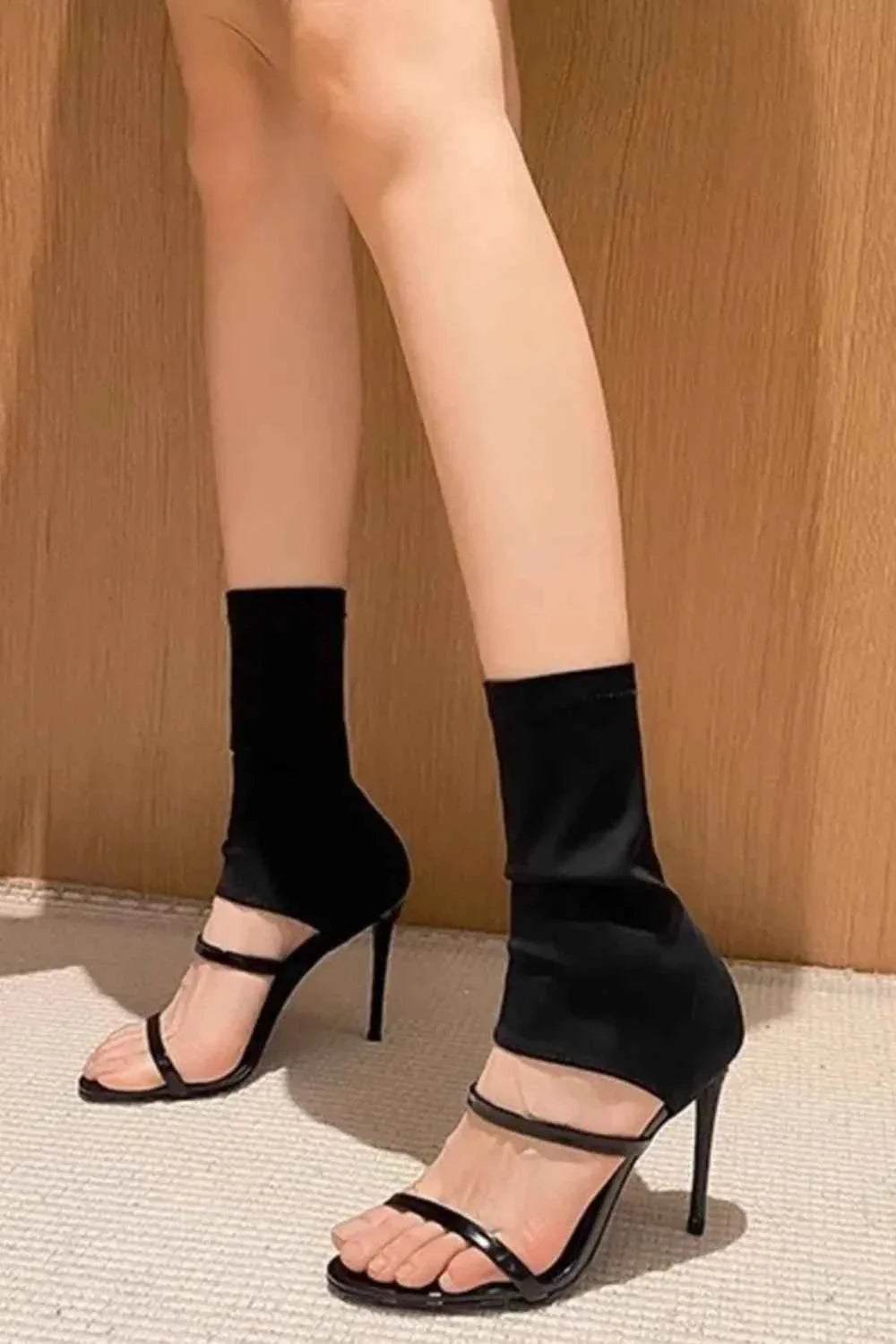 Flare Formal Stiletto Sandals: Dress to Impress