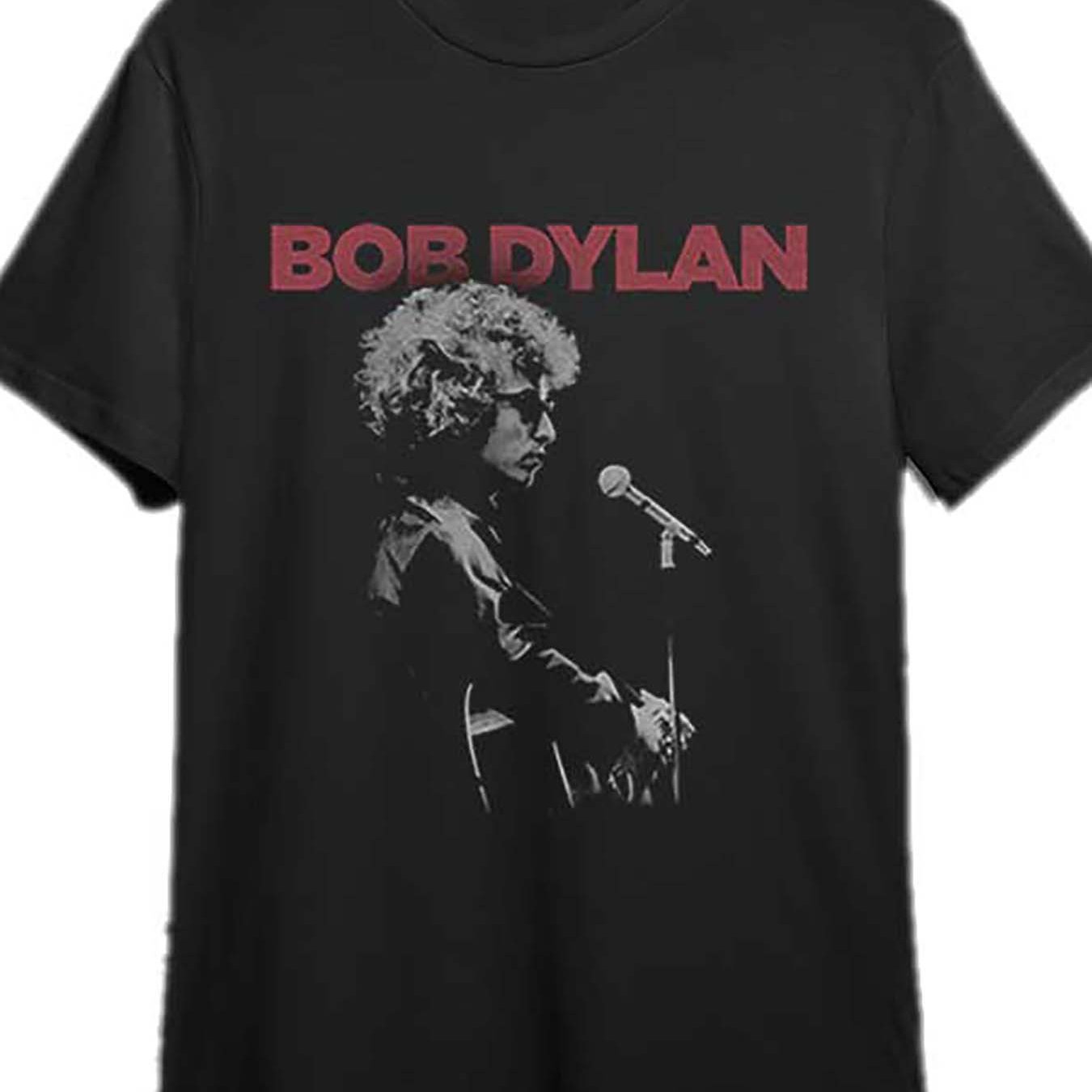 Bob Dylan Stage Blonde On Blonde Rock T-Shirt 340553 funny Men’s Short Sleeve Graphic T-shirt Collection black PR - Premium  from Lizard Vigilante - Just $26.99! Shop now at Lizard Vigilante