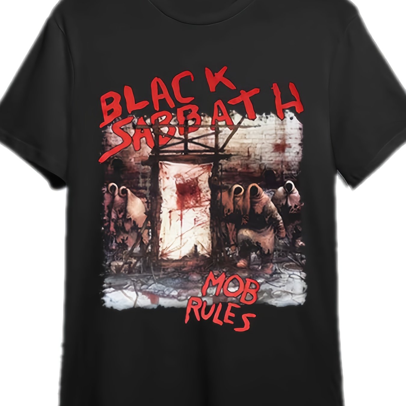 Vintage 1981 Black Sabbath Mob Rules Tour T-Shirt For Metalheads - Premium T-Shirt from Lizard Vigilante - Just $24.88! Shop now at Lizard Vigilante