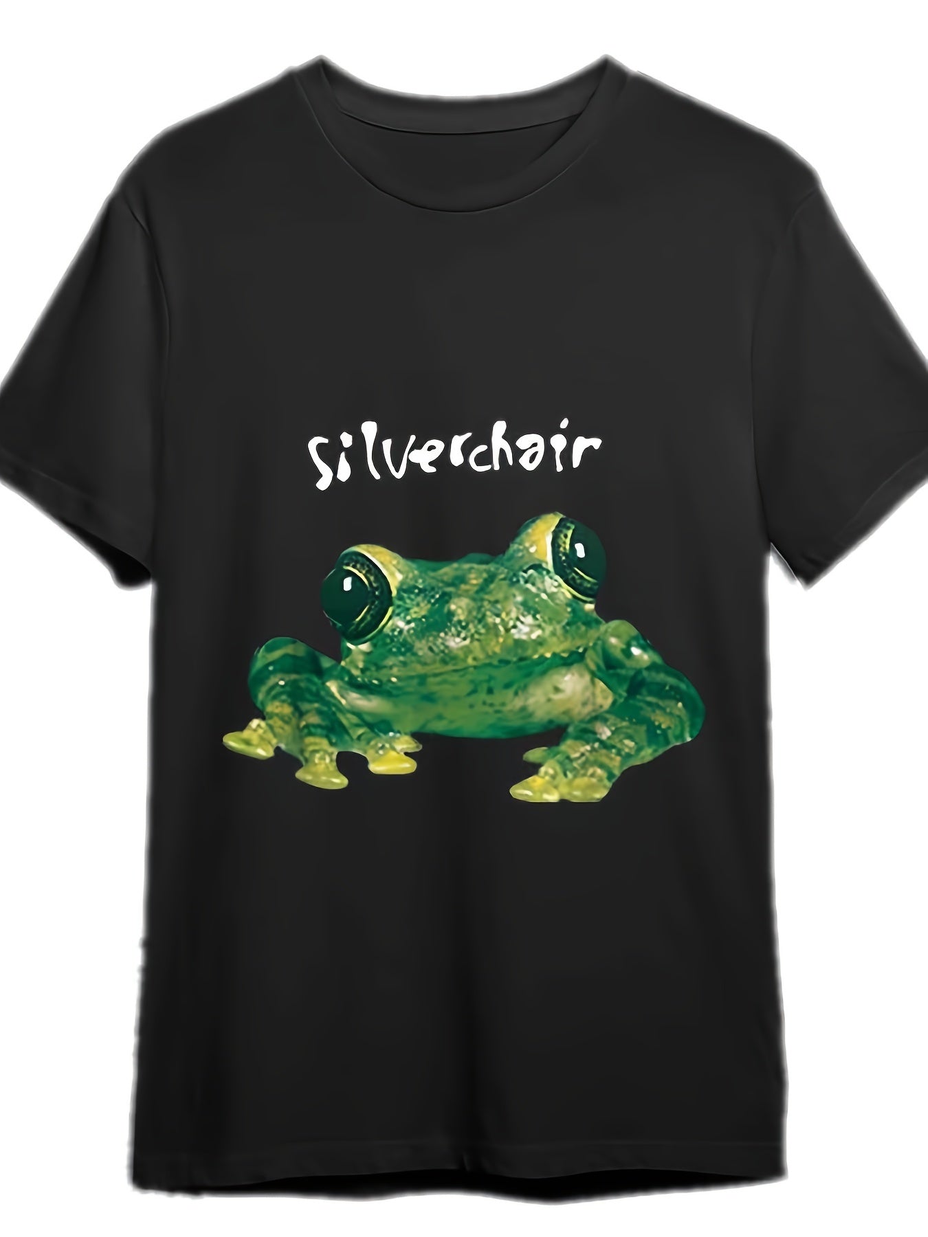 1995 RARE Silverchair Graphic T-Shirt - Short Sleeve Crew Neck Tee for Men - Premium T-shirt from Lizard Vigilante - Just $23.88! Shop now at Lizard Vigilante