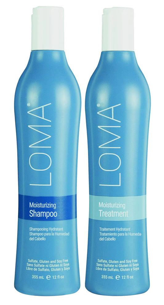 Loma Hair Care Moisturizing Shampoo & Treatment Duo 12 Fl Oz each