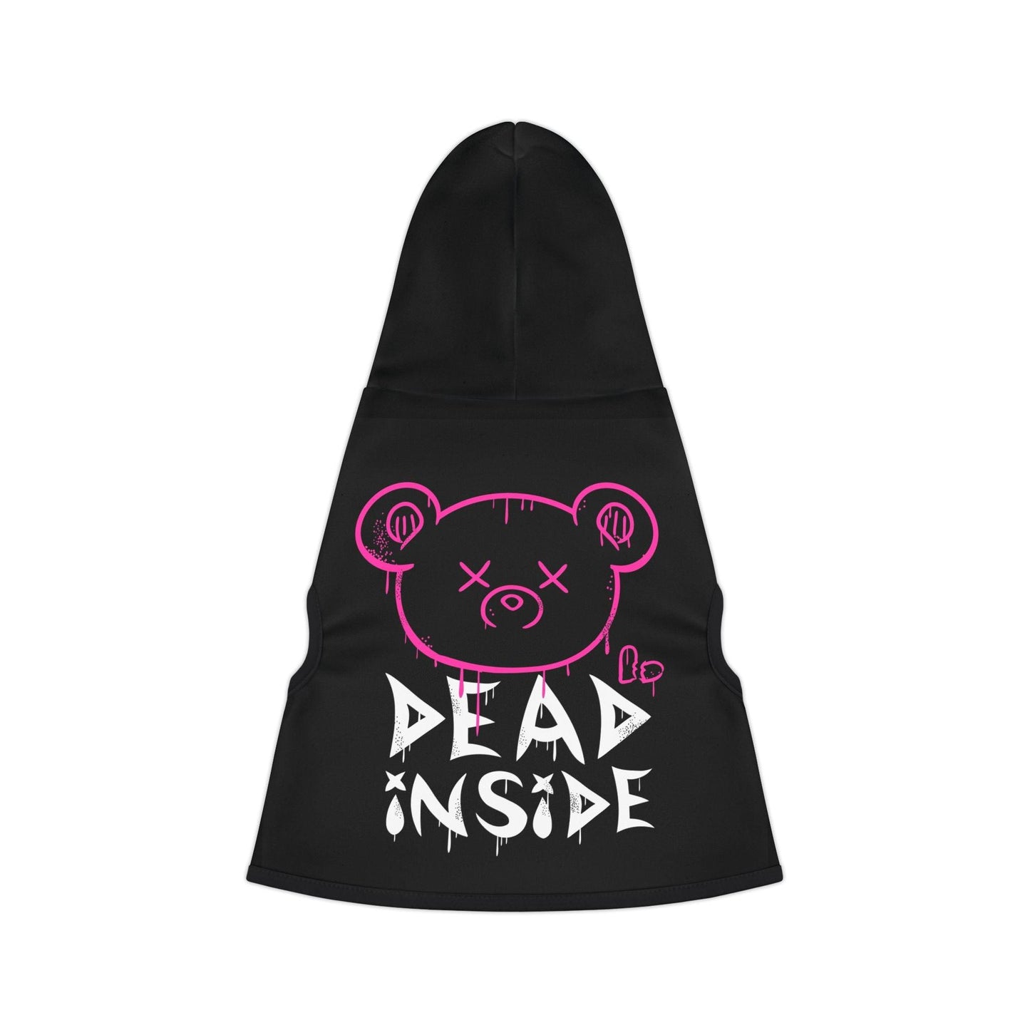 Dead Inside Teddy Bear Pet Hoodie - Premium Pets from Printify - Just $46.99! Shop now at Lizard Vigilante