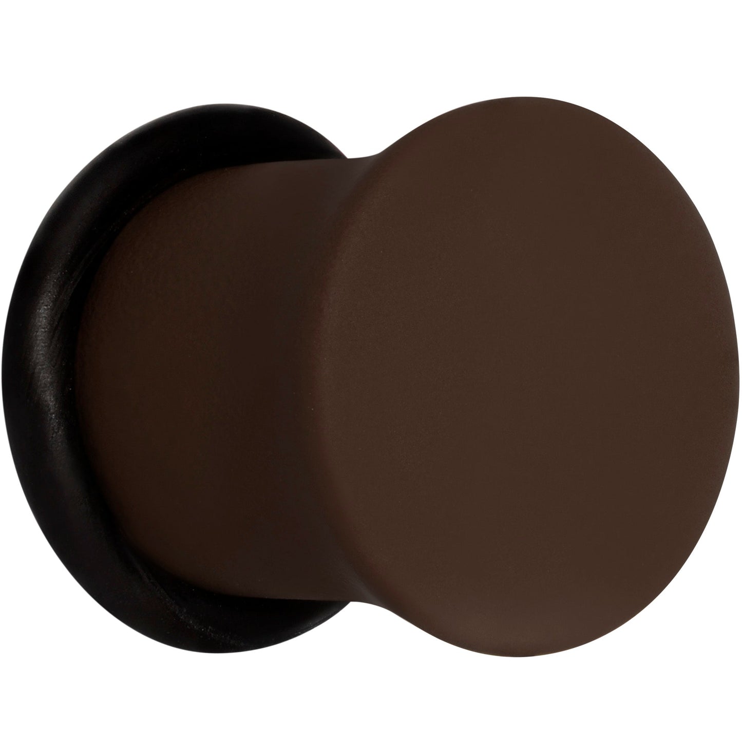 Delicious Dark Brown Matte Acrylic Single Flare Plug Set