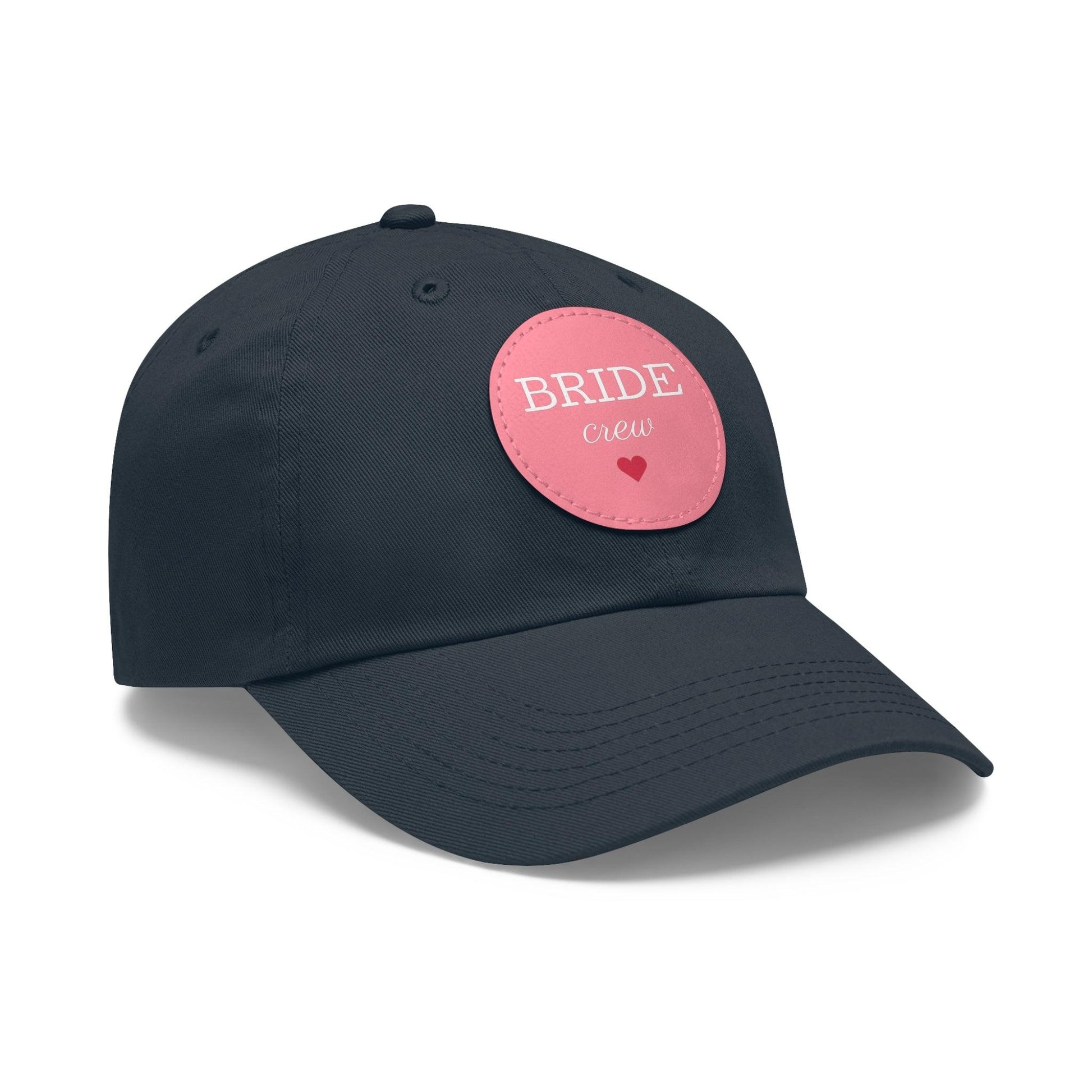 Bride Crew Dad Hat with Leather Patch (Round) - Lizard Vigilante