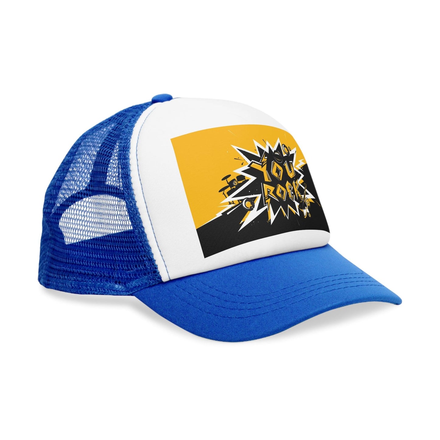 YOU ROCK New Graphic Mesh Cap - Premium Hats from Printify - Just $25.99! Shop now at Lizard Vigilante